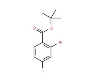 tert-Butyl 2-bromo-4-fluorobenzoate (CAS 889858-12-2) - chemical structure image