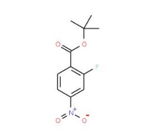 tert-Butyl 2-fluoro-4-nitrobenzoate (CAS 157665-46-8) - chemical structure image