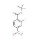tert-Butyl 2-fluoro-4-nitrobenzoate (CAS 157665-46-8) - chemical structure image