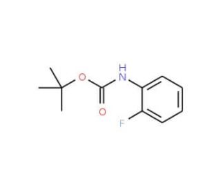 tert-Butyl 2-fluorophenylcarbamate (CAS 98968-72-0) - chemical structure image