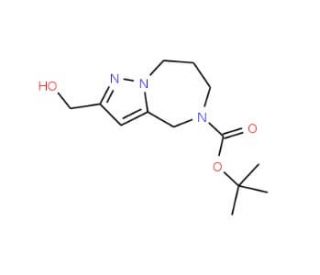 tert-Butyl 2-(hydroxymethyl)-7,8-dihydro-4H-pyrazolo[1,5-a][1,4]diazepine-5(6H)-carboxylate - chemical structure image