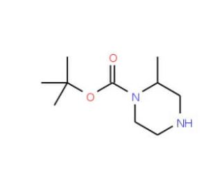 tert-Butyl 2-methylpiperazine-1-carboxylate (CAS 120737-78-2) - chemical structure image