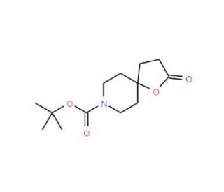 tert-Butyl 2-oxo-1-oxa-8-azaspiro[4.5]decane-8-carboxylate (CAS 301226-27-7) - chemical structure image