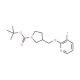 tert-Butyl 3-((3-iodopyridin-2-yloxy)methyl)-pyrrolidine-1-carboxylate - chemical structure image