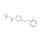 tert-Butyl 3-((3-iodopyridin-4-yloxy)methyl)-pyrrolidine-1-carboxylate - chemical structure image