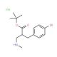 tert-butyl 3-(4-bromophenyl)-2-((methylamino)methyl)propanoate hydrochloride - chemical structure image