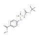 tert-Butyl 3-[4-(methoxycarbonyl)phenyl]-2,2-dioxo-2lambda~6~-diazathiane-1-carboxylate - chemical structure image