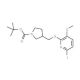 tert-Butyl 3-((6-iodo-3-methoxypyridin-2-yloxy)-methyl)pyrrolidine-1-carboxylate (CAS 1186311-18-1) - chemical structure imag