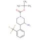 tert-butyl 3-amino-4-[2-(trifluoromethyl)phenyl]piperidine-1-carboxylate - chemical structure image