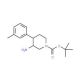 tert-butyl 3-amino-4-(3-methylphenyl)piperidine-1-carboxylate - chemical structure image
