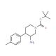 tert-butyl 3-amino-4-(4-methylphenyl)piperidine-1-carboxylate - chemical structure image