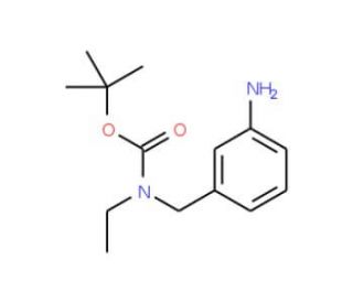 tert-butyl 3-aminobenzyl(ethyl)carbamate - chemical structure image