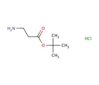 tert-Butyl 3-aminopropanoate hydrochloride (CAS 58620-93-2) - chemical structure image