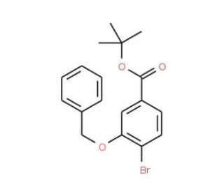 tert-Butyl 3-benzyloxy-4-bromobenzoate (CAS 247186-50-1) - chemical structure image