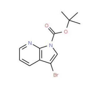 tert-Butyl 3-bromo-1H-pyrrolo[2,3-b]pyridine-1-carboxylate (CAS 226085-17-2) - chemical structure image