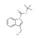 tert-Butyl 3-Bromomethyl-indole-1-carboxylate (CAS 96551-21-2) - chemical structure image
