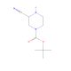 tert-Butyl 3-cyanopiperazine-1-carboxylate (CAS 859518-35-7) - chemical structure image