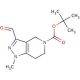 tert-Butyl 3-formyl-1-methyl-1,4,6,7-tetrahydro-5H-pyrazolo[4,3-c]pyridine-5-carboxylate - chemical structure image