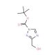 tert-Butyl 3-(hydroxymethyl)-1H-1,2,4-triazole-1-carboxylate - chemical structure image