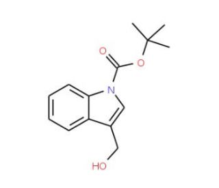 tert-Butyl 3-(hydroxymethyl)-1H-indole-1-carboxylate (CAS 96551-22-3) - chemical structure image