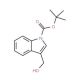 tert-Butyl 3-(hydroxymethyl)-1H-indole-1-carboxylate (CAS 96551-22-3) - chemical structure image