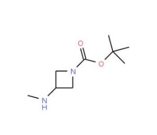 tert-Butyl 3-(methylamino)azetidine-1-carboxylate (CAS 454703-20-9) - chemical structure image