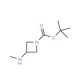 tert-Butyl 3-(methylamino)azetidine-1-carboxylate (CAS 454703-20-9) - chemical structure image
