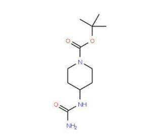 tert-butyl 4-[(aminocarbonyl)amino]piperidine-1-carboxylate - chemical structure image
