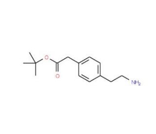 tert-Butyl [4-(2-amino-ethyl)phenyl]acetate (CAS 124499-20-3) - chemical structure image