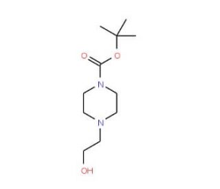 tert-Butyl 4-(2-hydroxyethyl)tetrahydro-1(2H)-pyrazinecarboxylate (CAS 867359-85-1) - chemical structure image