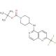 tert-Butyl 4-(2-(trifluoromethyl)-1,6-naphthyridin-5-ylamino)piperidine-1-carboxylate - chemical structure image