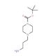 tert-butyl 4-(3-aminopropyl)piperazine-1-carboxylate (CAS 373608-48-1) - chemical structure image
