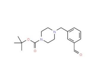 tert-Butyl 4-(3-formylbenzyl)piperazine-1-carboxylate (CAS 850375-08-5) - chemical structure image