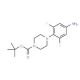 tert-butyl 4-(4-amino-2,6-difluorophenyl)piperazine-1-carboxylate (CAS 170104-82-2) - chemical structure image