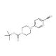 tert-Butyl 4-(4-cyanophenyl)piperazine-1-carboxylate (CAS 186650-98-6) - chemical structure image