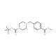 tert-Butyl 4-[4(methoxycarbonyl)benzyl]piperazine-1-carboxylate (CAS 844891-11-8) - chemical structure image