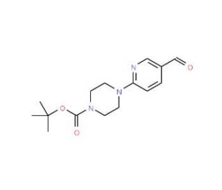 tert-Butyl 4-(5-formylpyridin-2-yl)piperazine-1-carboxylate (CAS 479226-10-3) - chemical structure image