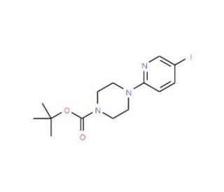 tert-Butyl 4-(5-iodopyrid-2-yl)piperazine-1-carboxylate (CAS 497915-42-1) - chemical structure image