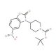 tert-Butyl 4-(5-nitro-2-oxo-1,3-benzoxazol-3(2H)-yl)piperidine-1-carboxylate - chemical structure image