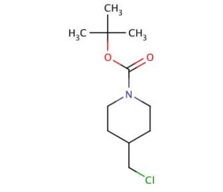 tert-Butyl 4-(chloromethyl)tetrahydro-1(2H)-pyridinecarboxylate (CAS 479057-79-9) - chemical structure image