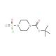 tert-butyl 4-(chlorosulfonyl)piperazine-1-carboxylate (CAS 162046-65-3) - chemical structure image