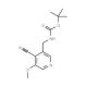 tert-Butyl (4-cyano-5-methoxypyridin-3-yl)-methylcarbamate (CAS 1142191-86-3) - chemical structure image