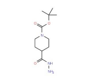 tert-Butyl 4-(hydrazinocarbonyl)tetrahydro-1(2H)-pyridinecarboxylate (CAS 187834-88-4) - chemical structure image
