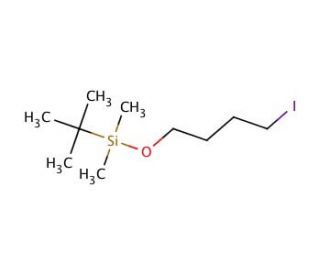 tert-Butyl(4-iodobutoxy)dimethylsilane (CAS 92511-12-1) - chemical structure image