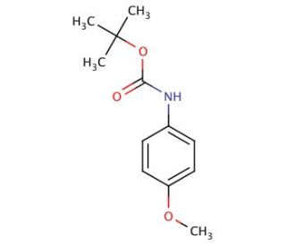 tert-Butyl-4-methoxycarbanilate (CAS 18437-68-8) - chemical structure image