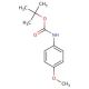 tert-Butyl-4-methoxycarbanilate (CAS 18437-68-8) - chemical structure image