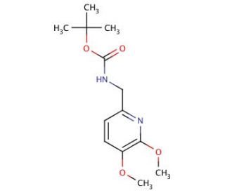 tert-Butyl (5,6-dimethoxypyridin-2-yl)-methylcarbamate (CAS 1142192-08-2) - chemical structure image
