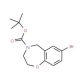 tert-Butyl 7-bromo-2,3-dihydro-1,4-benzoxazepine-4(5H)-carboxylate (CAS 740842-73-3) - chemical structure image
