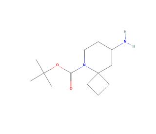 tert-butyl 8-amino-5-azaspiro[3.5]nonane-5-carboxylate - chemical structure image
