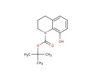 tert-butyl 8-hydroxy-1,2,3,4-tetrahydroquinoline-1-carboxylate (CAS 676255-10-0) - chemical structure image